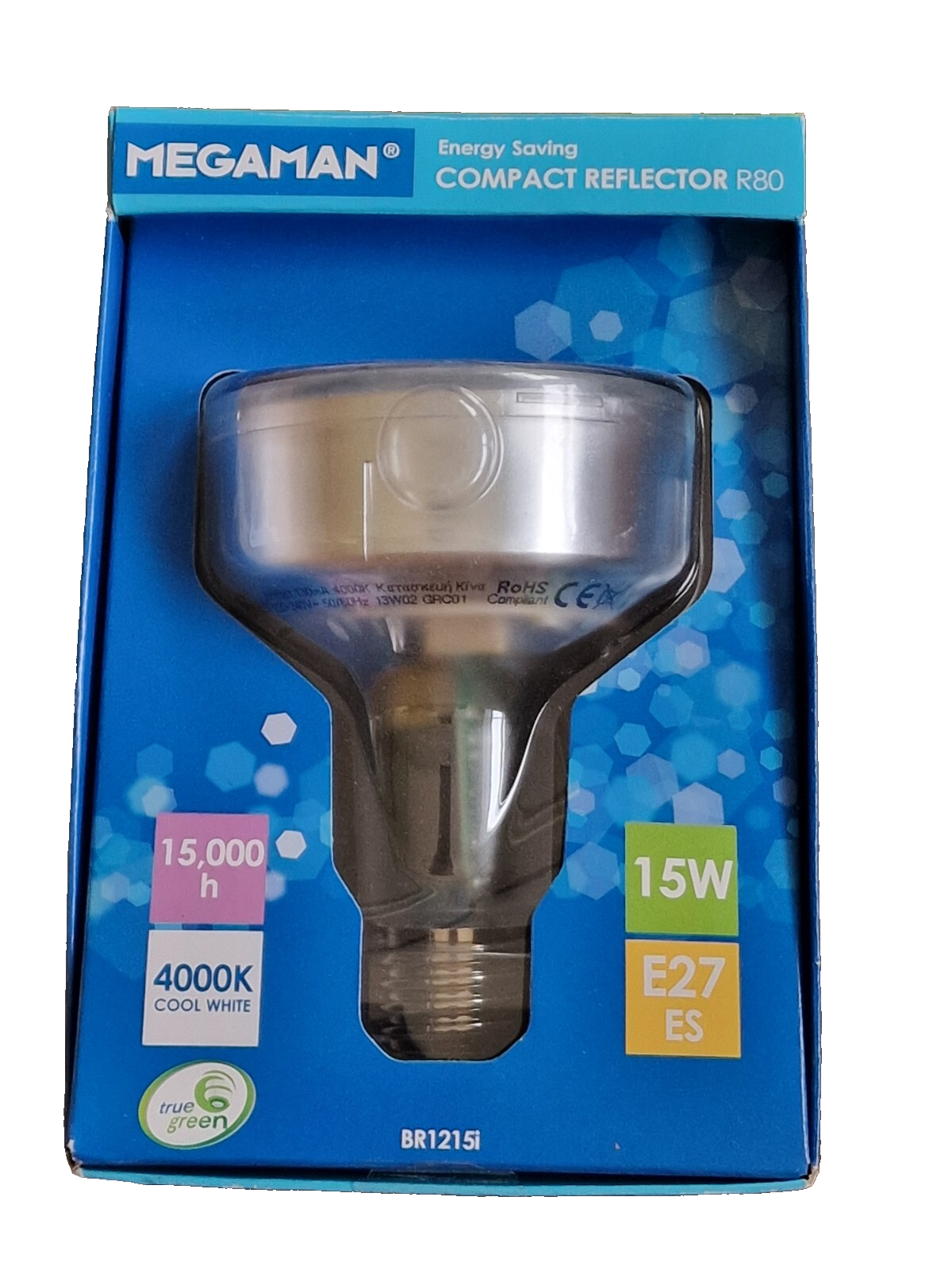 Megaman, Energiesparlampe, Compact Reflector R80, E27, 15W, 15000h